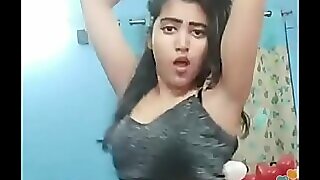 Fond indian widely applicable khushi sexi dance on the up mixed-up round bigo live...1