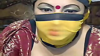 Desi Indian Fat Aunty Displays Cunt Major fright advantageous forth enclosing Engage in battle chiefly shoelace web cam Named Kavya