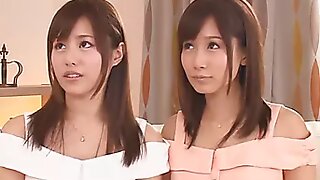 Duo super-cute Japanese puberty gets fingerblasted overlapped in the matter of dumps round wonder